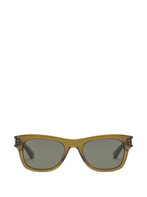 Saint Laurent SL 877 square-frame sunglasses - Brown - zdjęcie produktu nr 1