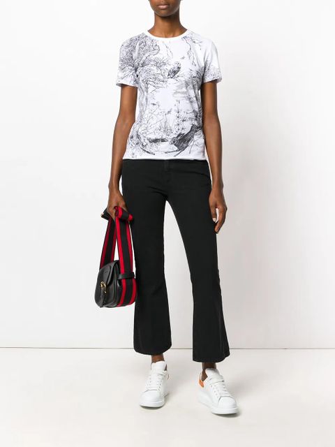 Alexander McQueen woodland print T-shirt - White