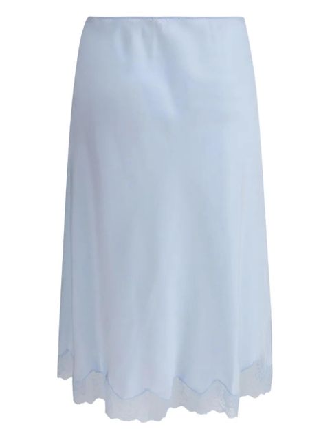 The Row Irene lace-trim silk midi skirt - Blue - zdjęcie produktu nr 2