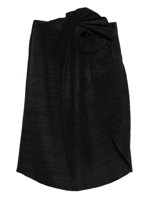 Magda Butrym floral-knot skirt - Black - zdjęcie produktu nr 1
