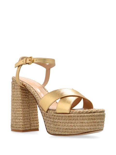 Gianvito Rossi 12mm Bebe sandals - Gold - zdjęcie produktu nr 2