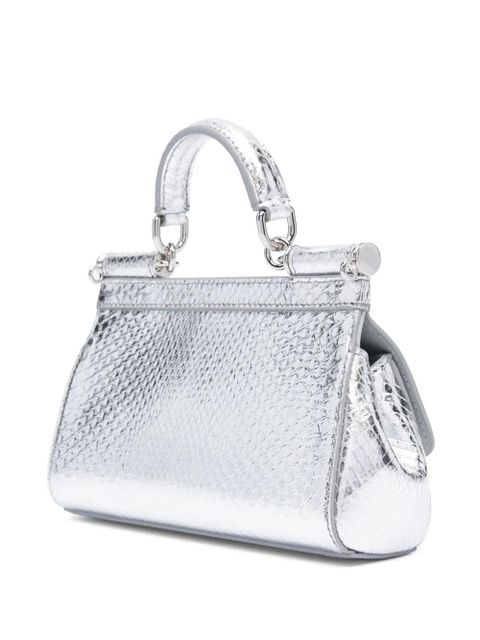 Dolce & Gabbana small Sicily tote bag - Silver - zdjęcie produktu nr 2