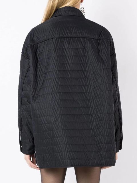 Valentino Garavani chevron-quilt jacket - Black
