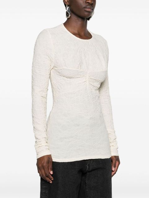 ISABEL MARANT Floride jacquard top - Neutrals
