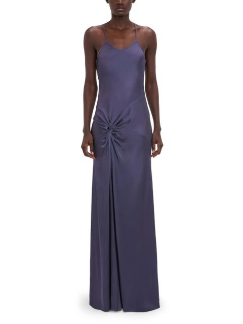 Victoria Beckham Draped Cami maxi gown - Purple