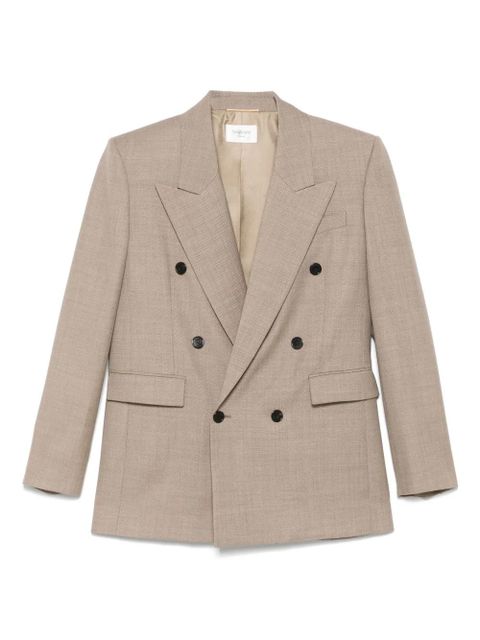 Saint Laurent wool blazer - Brown - zdjęcie produktu nr 1