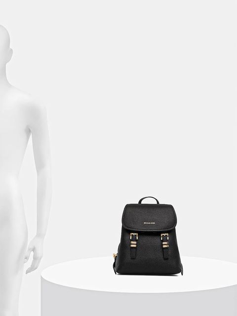 MICHAEL Michael Kors plecak skórzany QUINN damski kolor czarny mały gładki 30T5GQNB0L