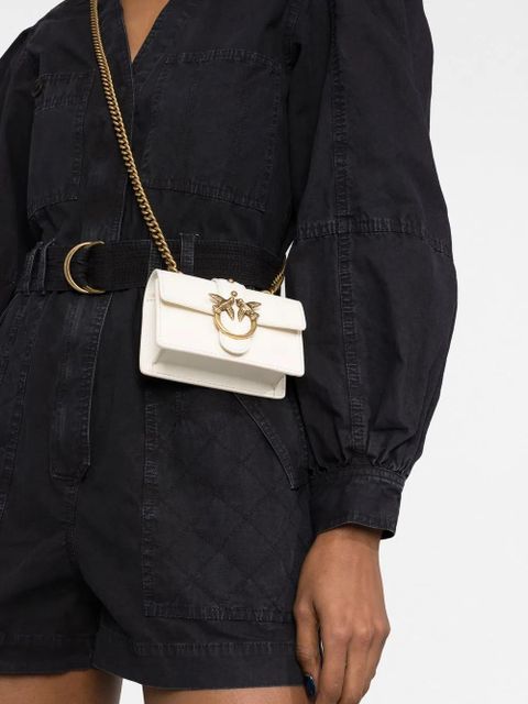 PINKO Love Mini crossbody bag - White - zdjęcie produktu nr 2