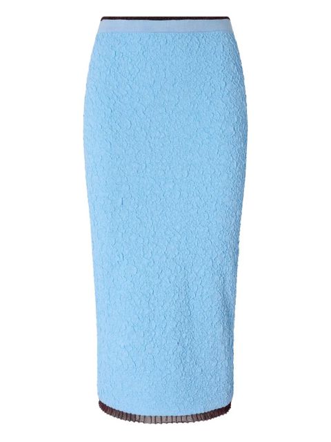 PINKO textured midi skirt - Blue - zdjęcie produktu nr 1