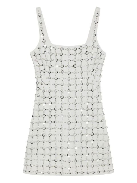 Simkhai Ziva floral-embellished mini dress - White - zdjęcie produktu nr 1