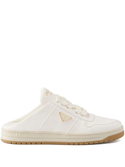 Prada leather sneaker mules - Neutrals - zdjęcie produktu nr 1