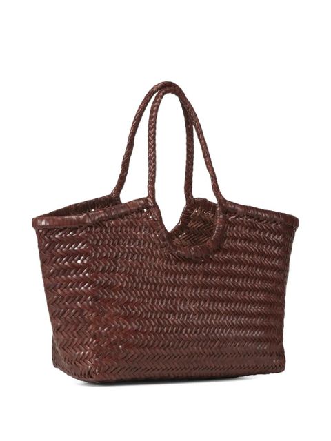 DRAGON DIFFUSION Nantucket Big handwoven tote bag - Brown