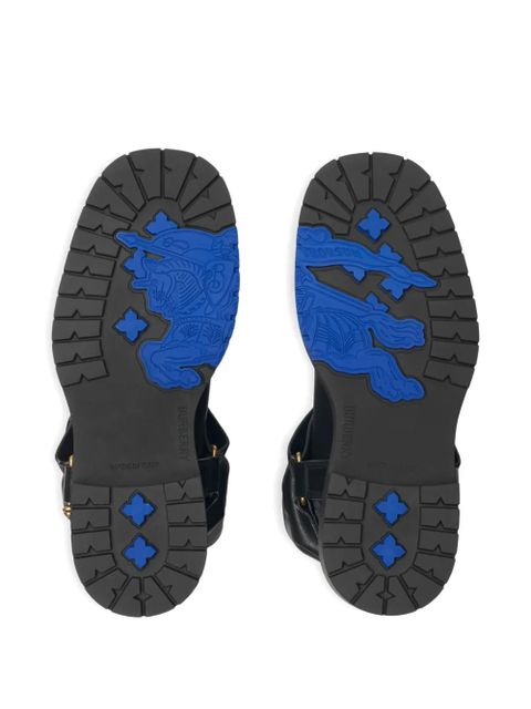 Burberry leather boots - Black