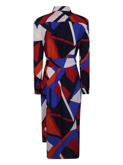Lauren Ralph Lauren abstract-print shirtdress - Blue - zdjęcie produktu nr 2