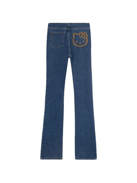 GCDS Hello Kitty flared trousers - Blue - zdjęcie produktu nr 2