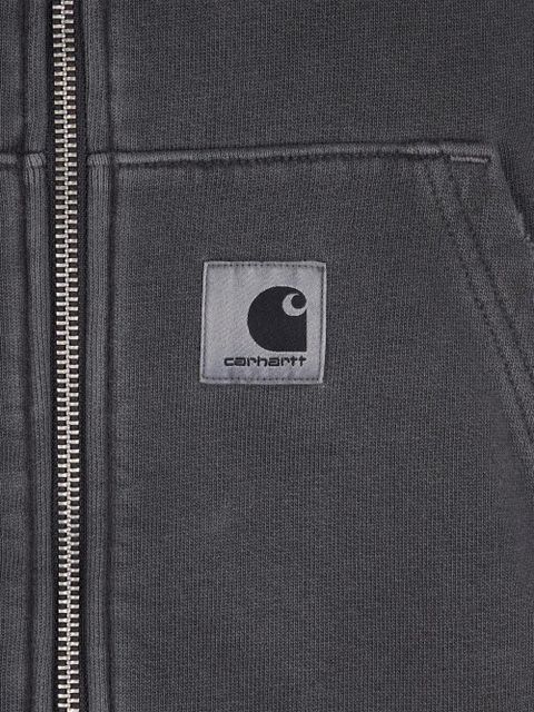 Carhartt WIP washed-out zip-up hoodie - Grey