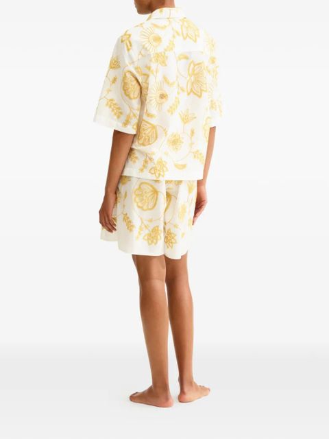 ERES floral-print shirt - White