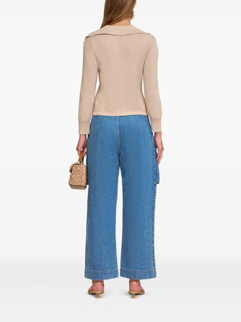 Cult Gaia Mace cardigan - Neutrals