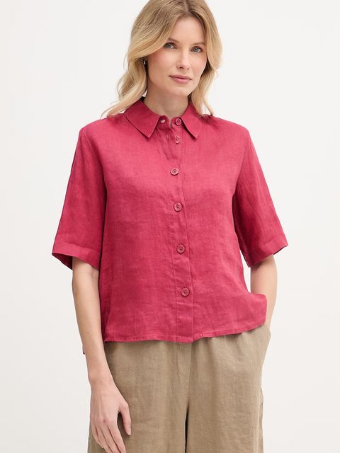 United Colors of Benetton koszula damska lniana - zdjęcie produktu nr 1