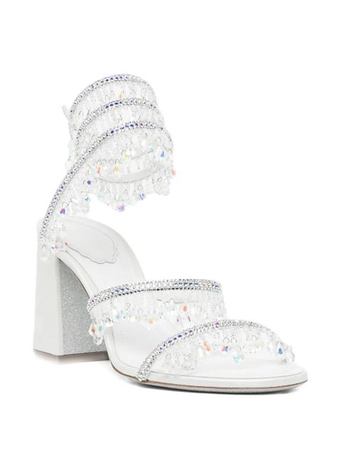 René Caovilla 80mm Jahanara sandals - White - zdjęcie produktu nr 2