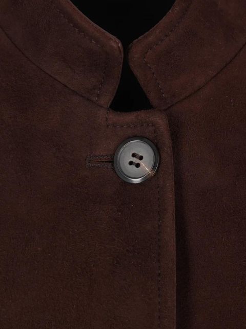 Prada buttoned lambskin jacket - Brown - zdjęcie produktu nr 2
