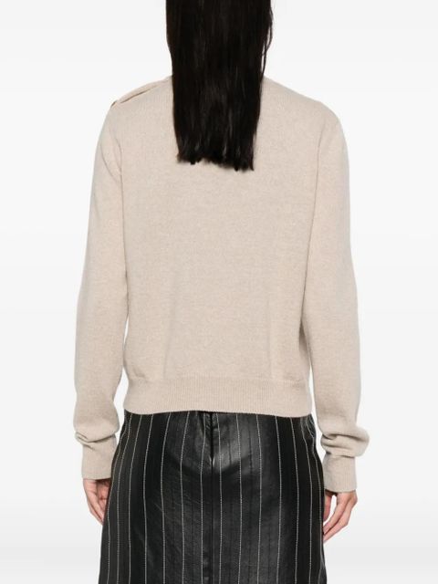 Balmain ribbed sweater - Neutrals