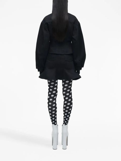 Marc Jacobs Fluted denim jacket - Black