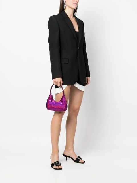 BY FAR glitter-detail shoulder bag - Pink - zdjęcie produktu nr 2