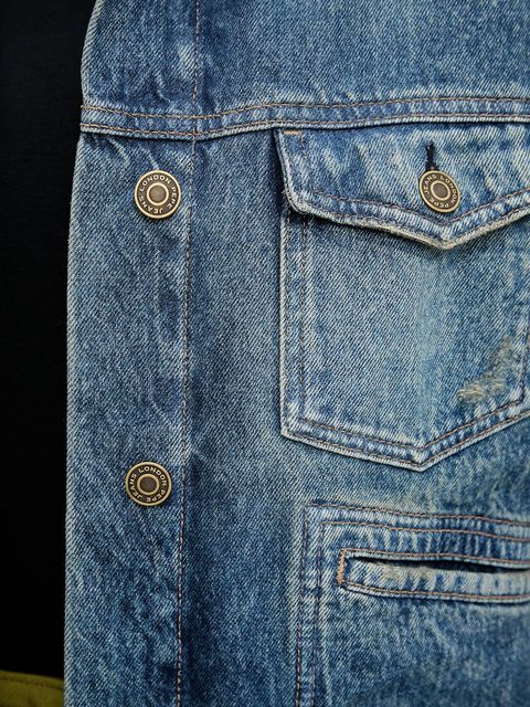 Pepe Jeans kurtka jeansowa kolor niebieski przejściowa oversize PL40243325W0