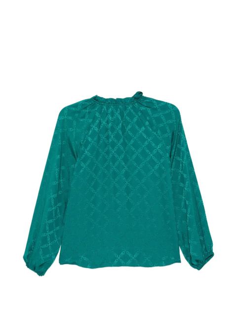 Michael Kors monogram blouse - Blue - zdjęcie produktu nr 2