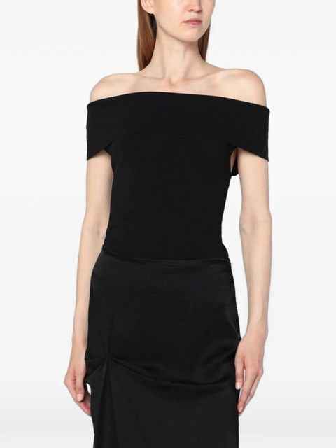 ANINE BING off-shoulder top - Black - zdjęcie produktu nr 1