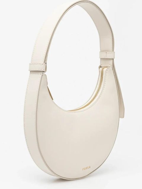 Furla torebka skórzana kolor beżowy WE00649.AX0733.PNN001007