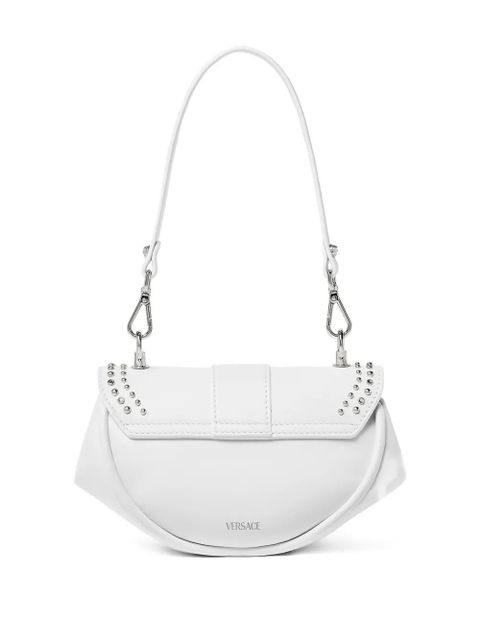 Versace small Virtus studded shoulder bag - White