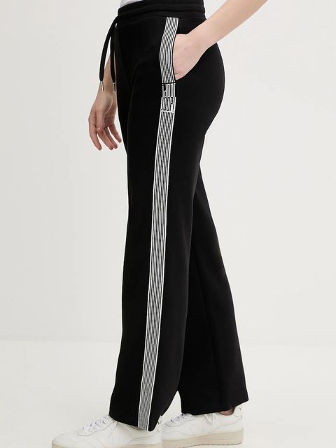 Joop! spodnie dresowe damskie kolor czarny z aplikacją 30100028