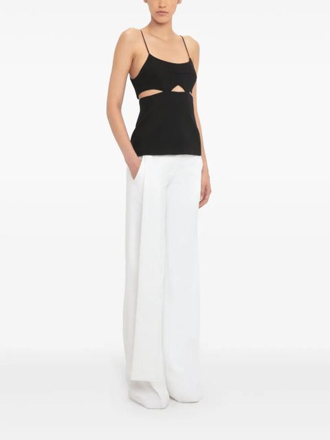 Victoria Beckham cut-out tank top - Black