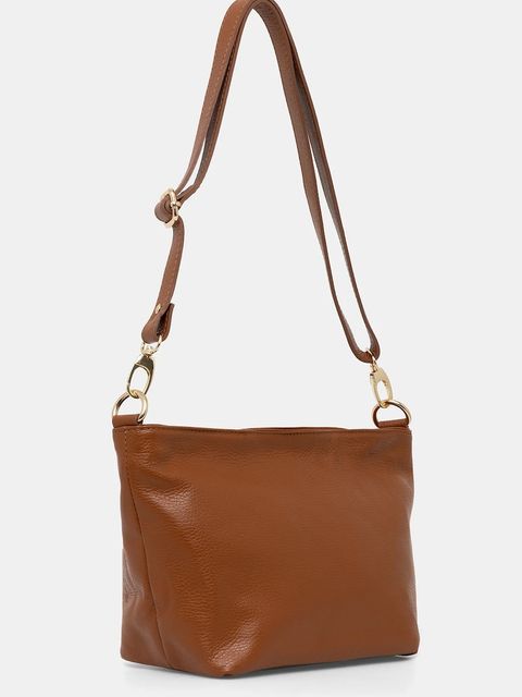 Answear.LAB torebka skórzana kolor brązowy - zdjęcie produktu nr 2