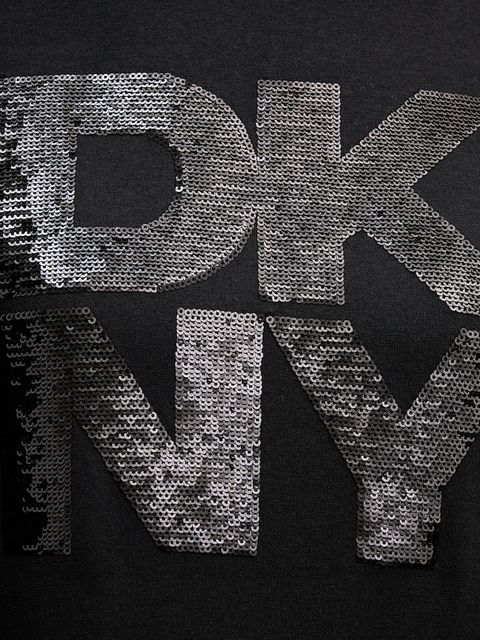 Dkny t-shirt damski kolor czarny DJ6T1684