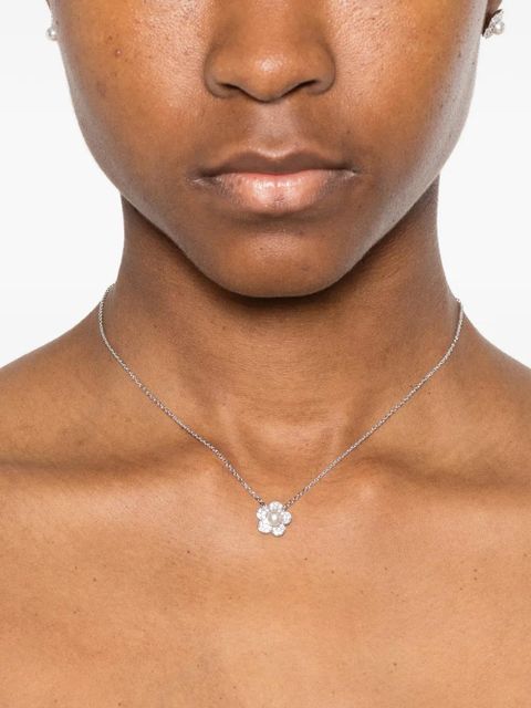 Swarovski crystal flower jewellery set - Silver - zdjęcie produktu nr 2