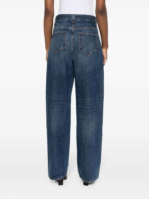 KHAITE The Bacall low-rise jeans - Blue