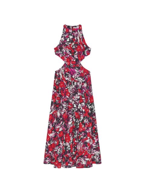 Givenchy cut-out floral maxi dress - Red - zdjęcie produktu nr 1