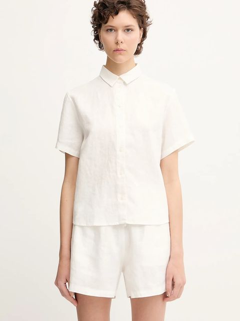 Samsoe Samsoe koszula lniana MINA - zdjęcie produktu nr 2