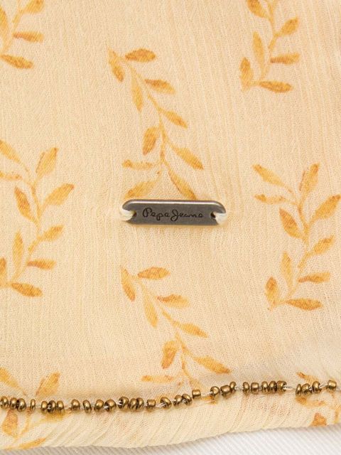 Pepe Jeans bluzka MAFFIE damska kolor żółty wzorzysta PL304886