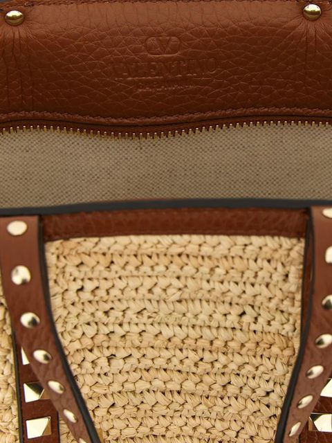 Valentino Garavani mini Rockstud tote bag - Neutrals
