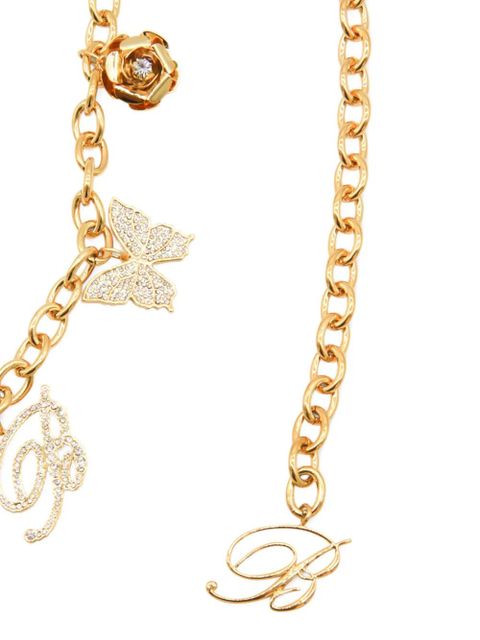 Blumarine rose-butterfly chain belt - Gold - zdjęcie produktu nr 2