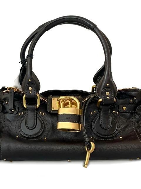 Chloé Paddington padlock-detail tote bag - Brown - zdjęcie produktu nr 2