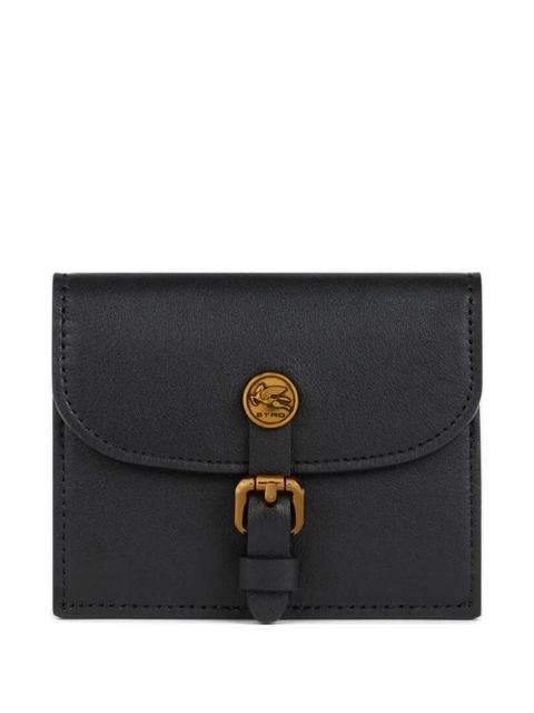 ETRO Pony leather card holder - Black - zdjęcie produktu nr 1