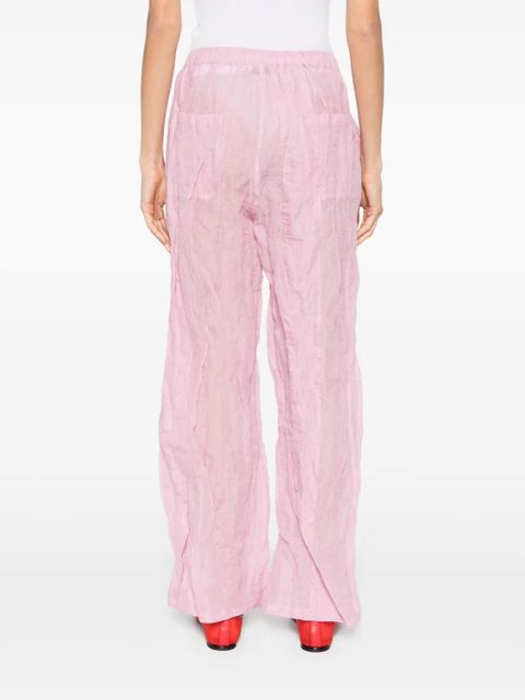 Christopher Esber crushed multi-panelled trousers - Pink