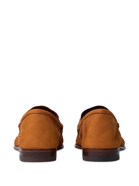 Gucci Horsebit almond-toe loafers - Brown