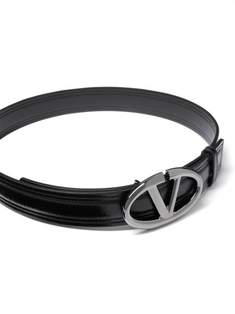Valentino Garavani 30mm VLogo The Bold Edition belt - Black