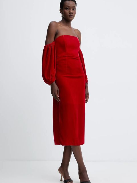 Forte Forte sukienka z dodatkiem jedwabiu kolor czerwony midi dopasowana 14350.mydress